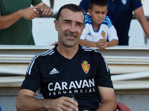 Juan Carlos Carcedo, entrenador del Real Zaragoza